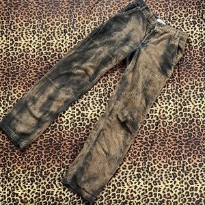 Free people corduroy bleach washed pants